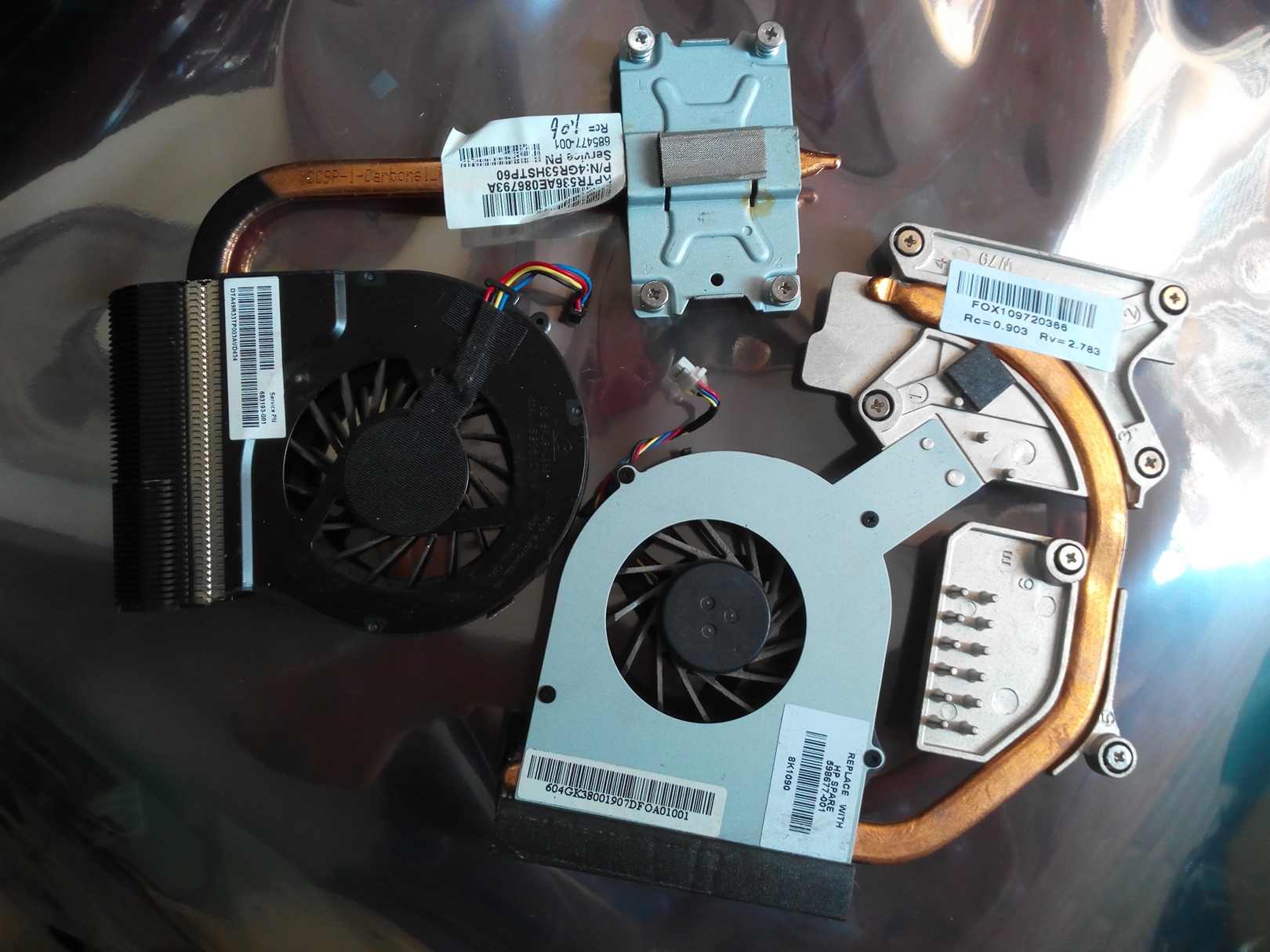 HP HP 4520S G6-2000 4720S 4525S Independent integrated radiator module sheet