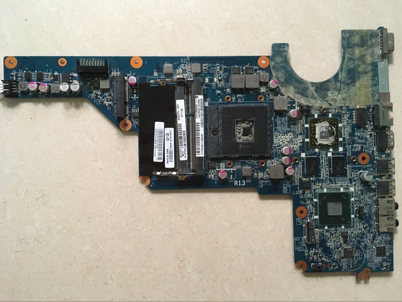 HP HP G4 G6 G7-2000 G7-2000 motherboard 636375-001 R13