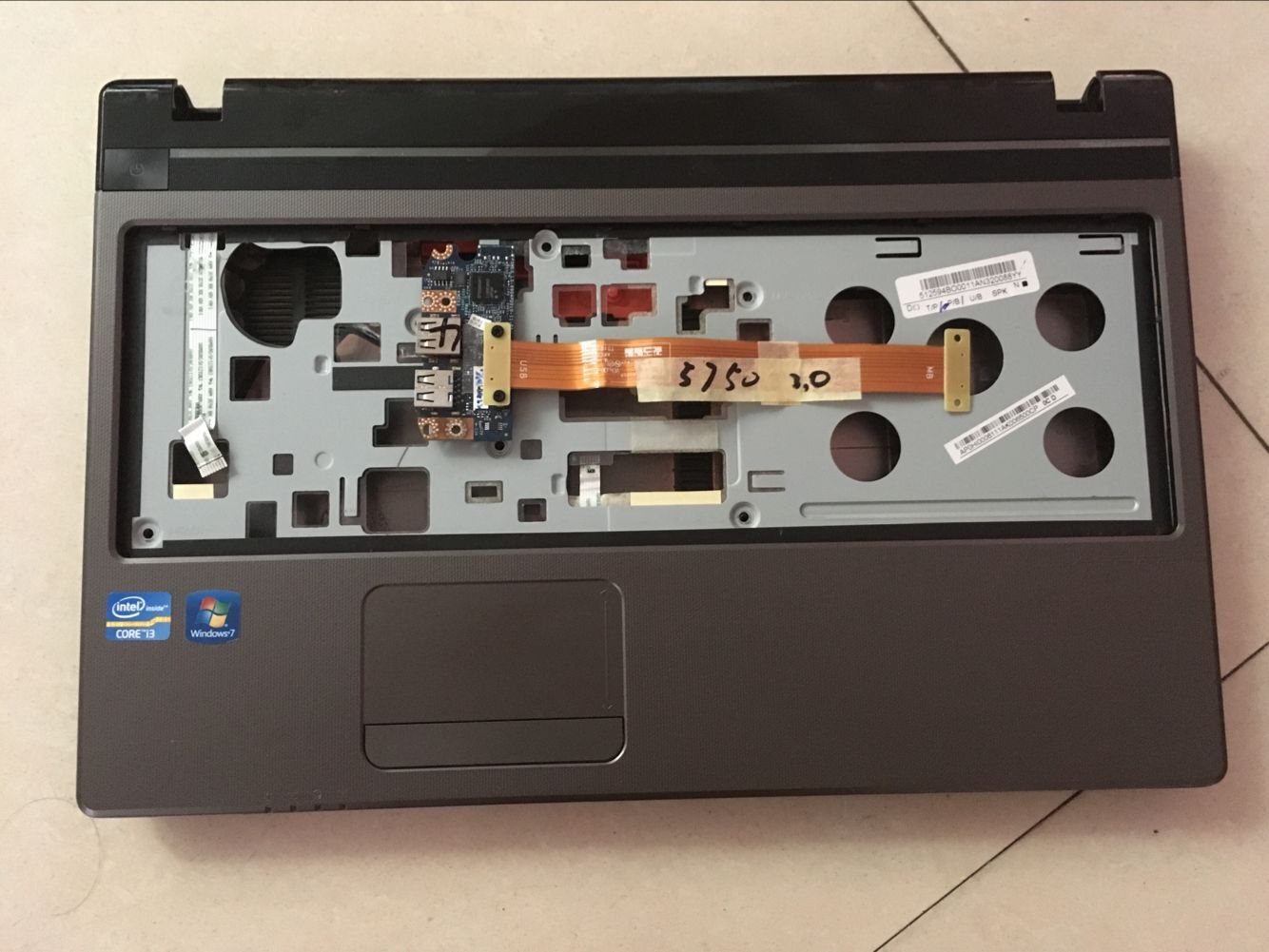 ACER macro-base 5750 C D shell USB small plate screen shaft