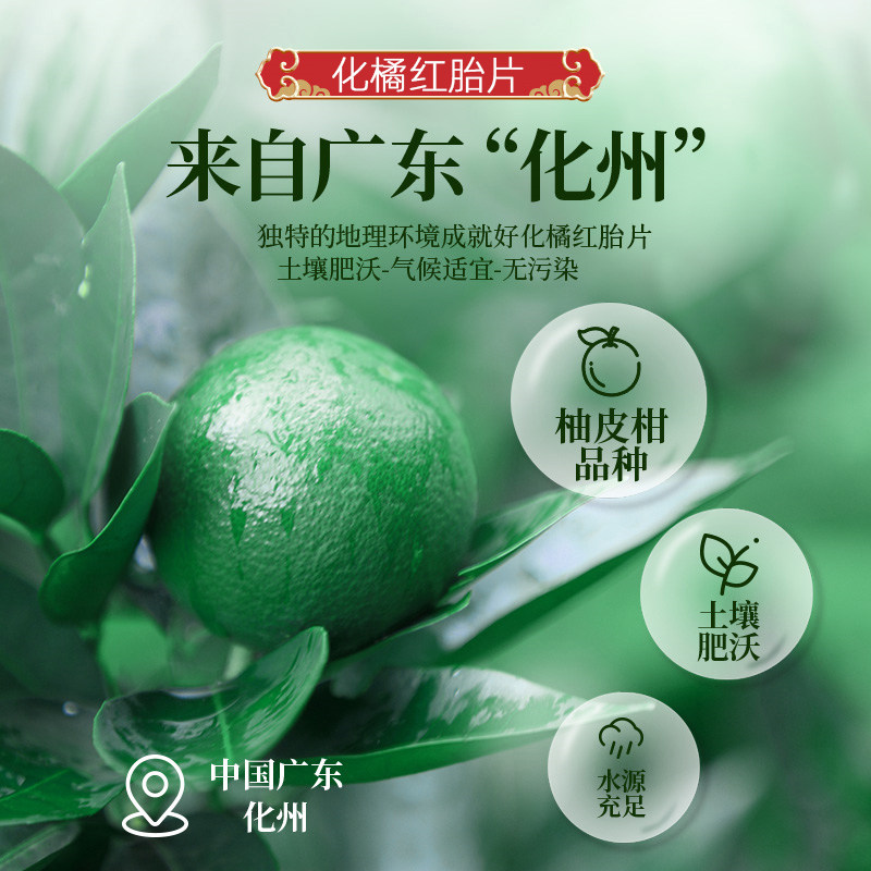 20年陈化橘红，正宗化州金毛胎果片，养生必备！🍊🍃-柚脯-淘宝百科网
