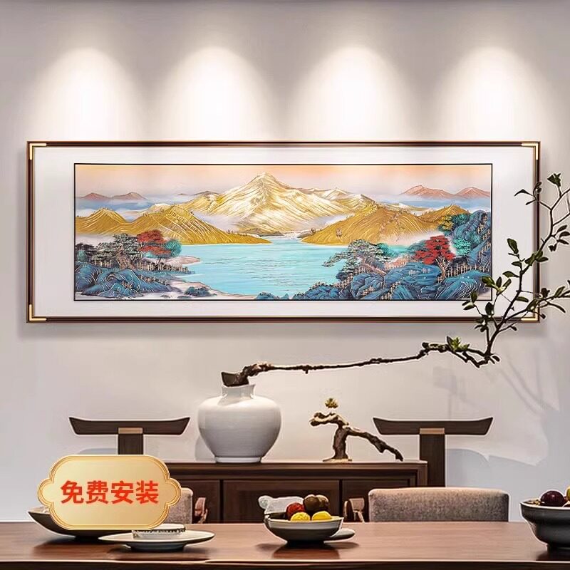 2025新款手工錾刻铜雕画为何成为客厅横版装饰画的首选?-铜雕画-淘宝好物网