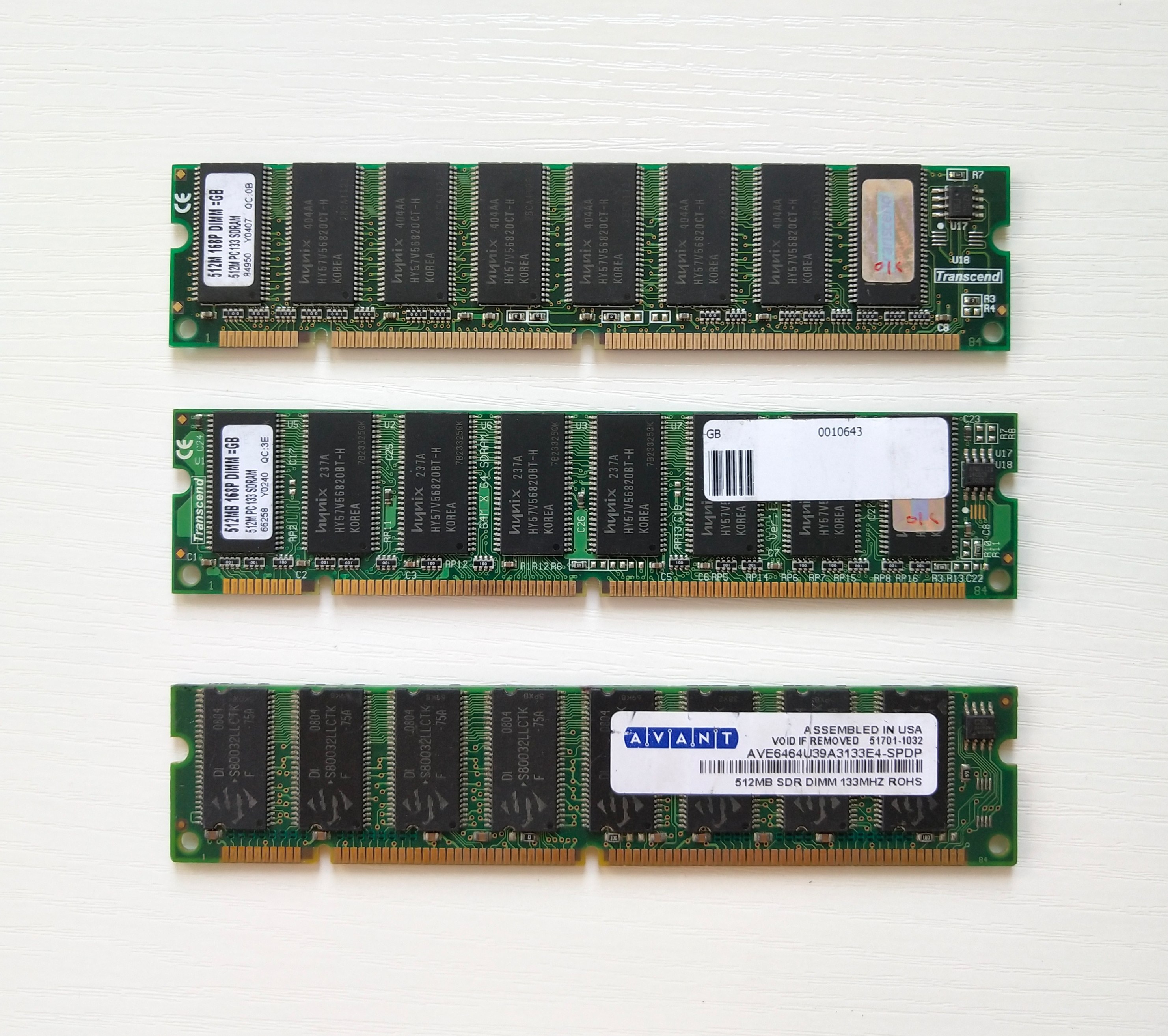 512M SD memory SDRAM PC133 double-sided 16 chip packets tested well