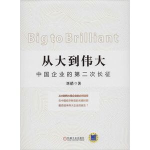 从大到伟大 刘俏 著 管理理论 经管、励志 机械工业出版社 畅销书籍排行 新华正版