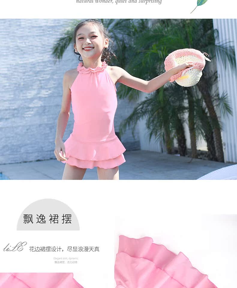 Đồ bơi cho bé gái COPOZZ kết hợp váy hoa kích thước bé gái Đồ bơi dễ thương cho bé công chúa mùa xuân nóng bỏng - Bộ đồ bơi của Kid do boi cho be gai