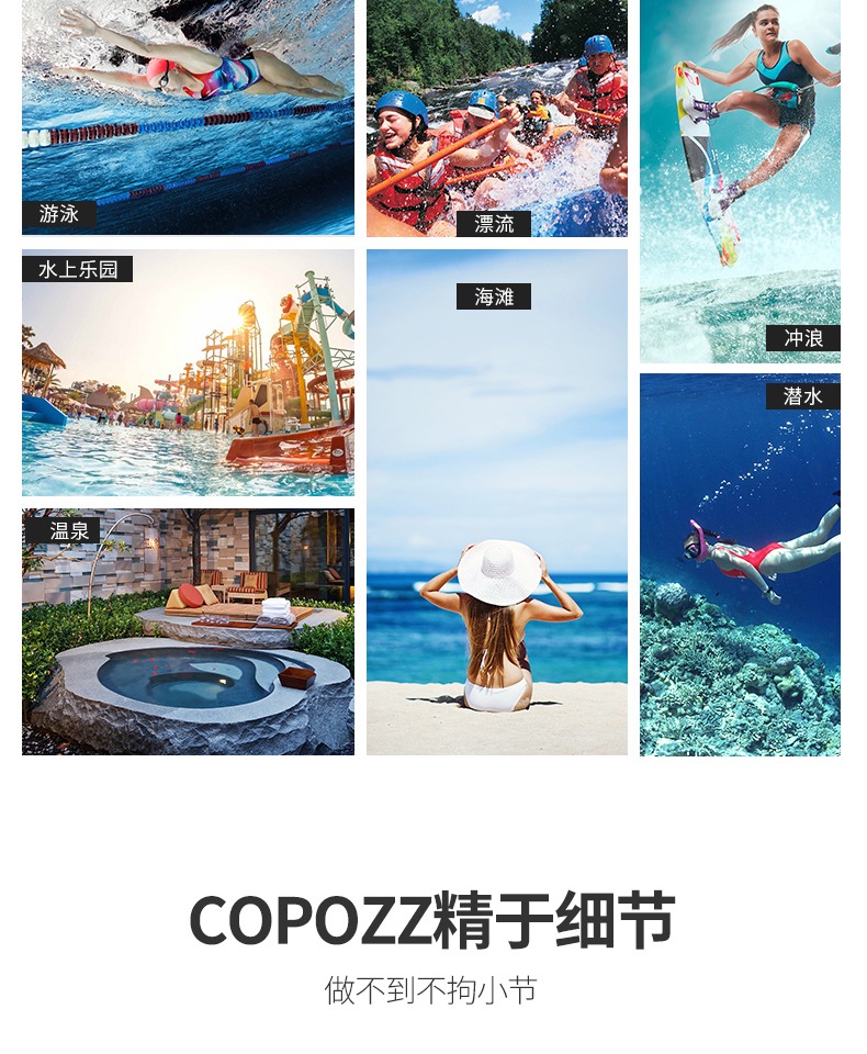 Áo tắm trẻ em COPOZZ dính liền với công chúa dễ thương kích thước bé gái tay áo dài mùa xuân tắm nước nóng phù hợp với áo tắm - Bộ đồ bơi của Kid quần bơi bé trai