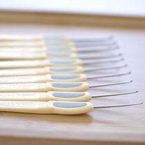 Long Ma Zai hand-made Hook card non-slip handle Chaozhou Qianlong pure stainless steel crochet