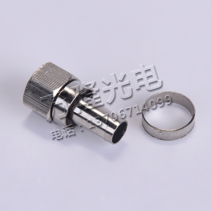 75-5F head metric and imperial amplifier branch distributor full copper lengthened and enlarged cable TV connector