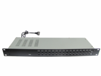 Installation-free hotel cable TV digital to analog transformation 16-channel front-end integrated modulator