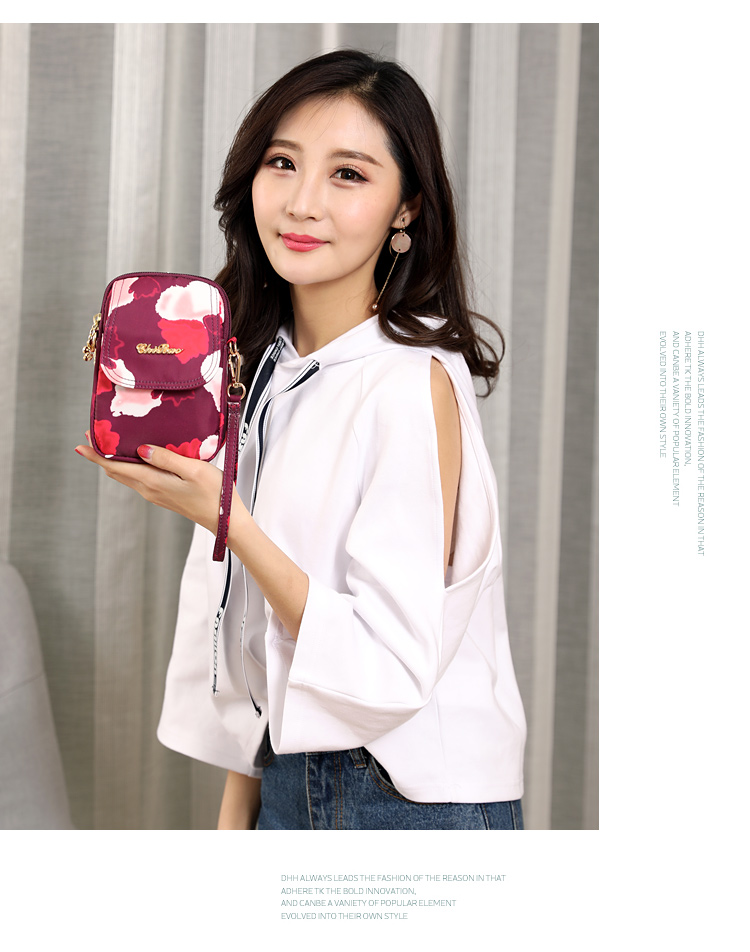 2018 làn sóng mới mùa hè túi điện thoại di động nữ túi Messenger mini bag vertical tay cầm hoang dã Hàn Quốc phiên bản của nhỏ tươi túi đeo chéo nam adidas