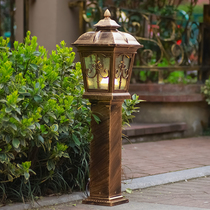 Lawn lamp outdoor waterproof European garden lamp garden lamp LED road guide lamp residential Villa Park landscape street lamp