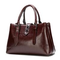 Fashion womens bag retro oilskin Bag Fashion Handbag Tote