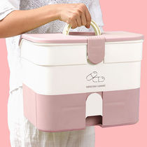 Medicine box household large capacity medicine storage box family emergency medical baby children medicine storage box small
