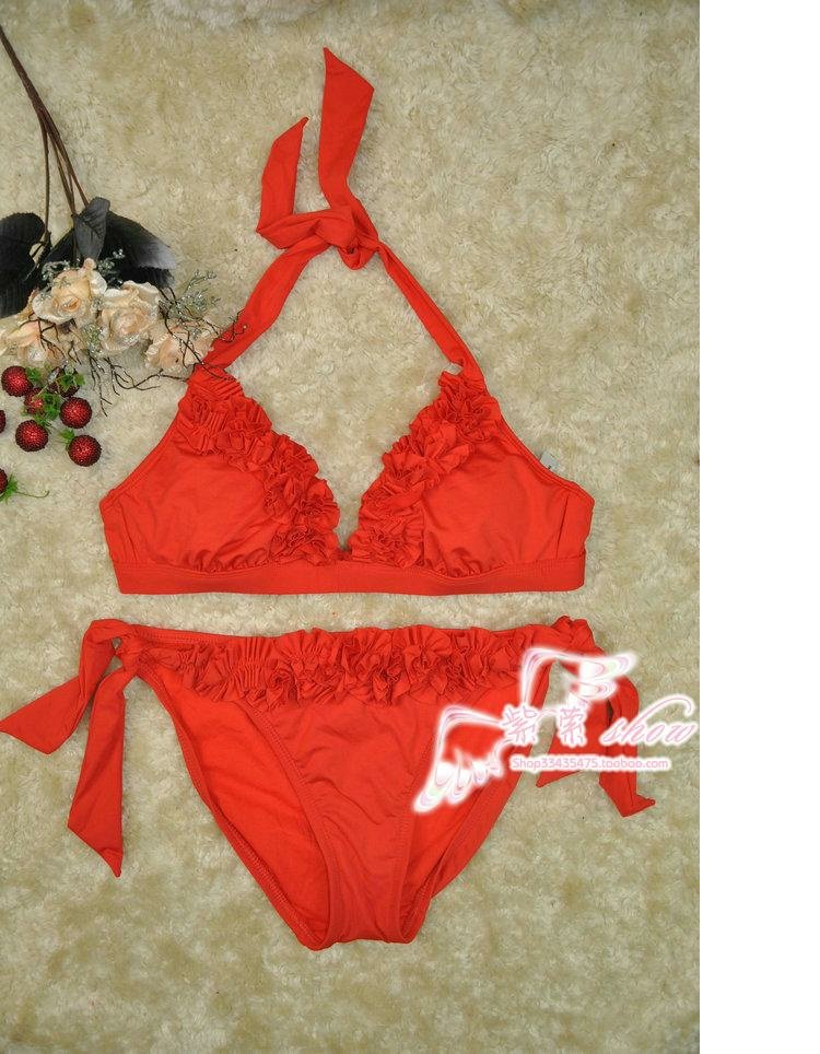 k ... c ... bikini phù hợp với áo tắm - cốc / quần bó màu tam giác rắn (nhiều màu thành) - Bikinis áo tắm một mảnh