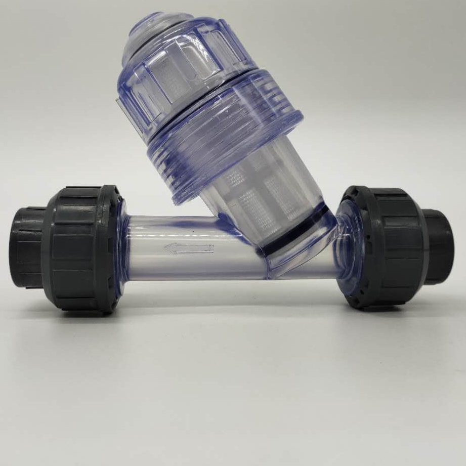 [USD 11.18] PVC filter UPVC Y type plastic chemical water supply pipe