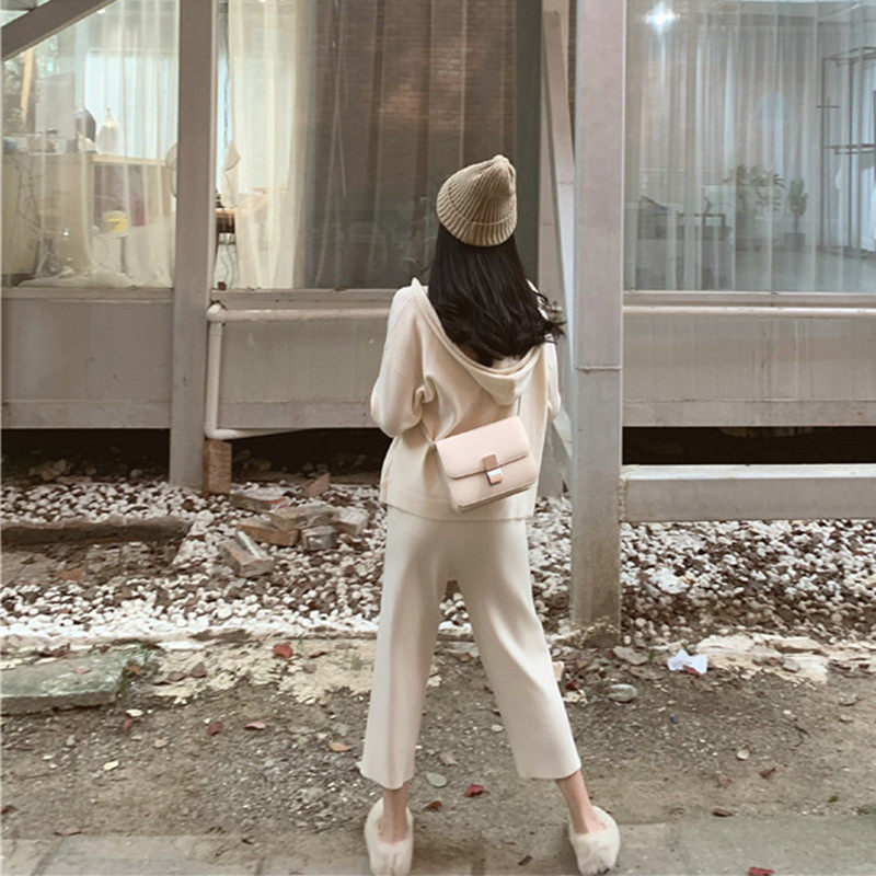 2021 New autumn and winter reduction of the slim pie fashion fashion trendy lady two piece suit