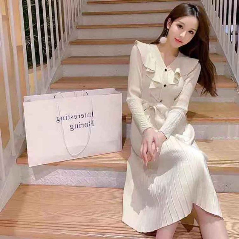 이너 원피스 작은 키 프렌치 매너 기초 중련 옷n939 여성의류