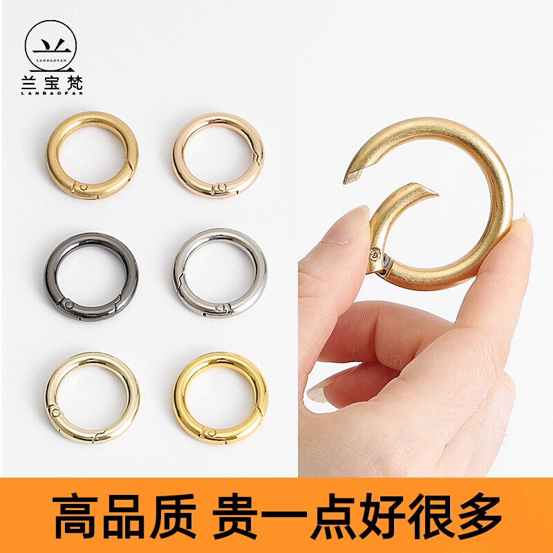 Bag Accessories Spring Buckle Hardware Buckle Luggage Repair and Modification Metal Ring Buckle Hook Lock Key Ring Clip
