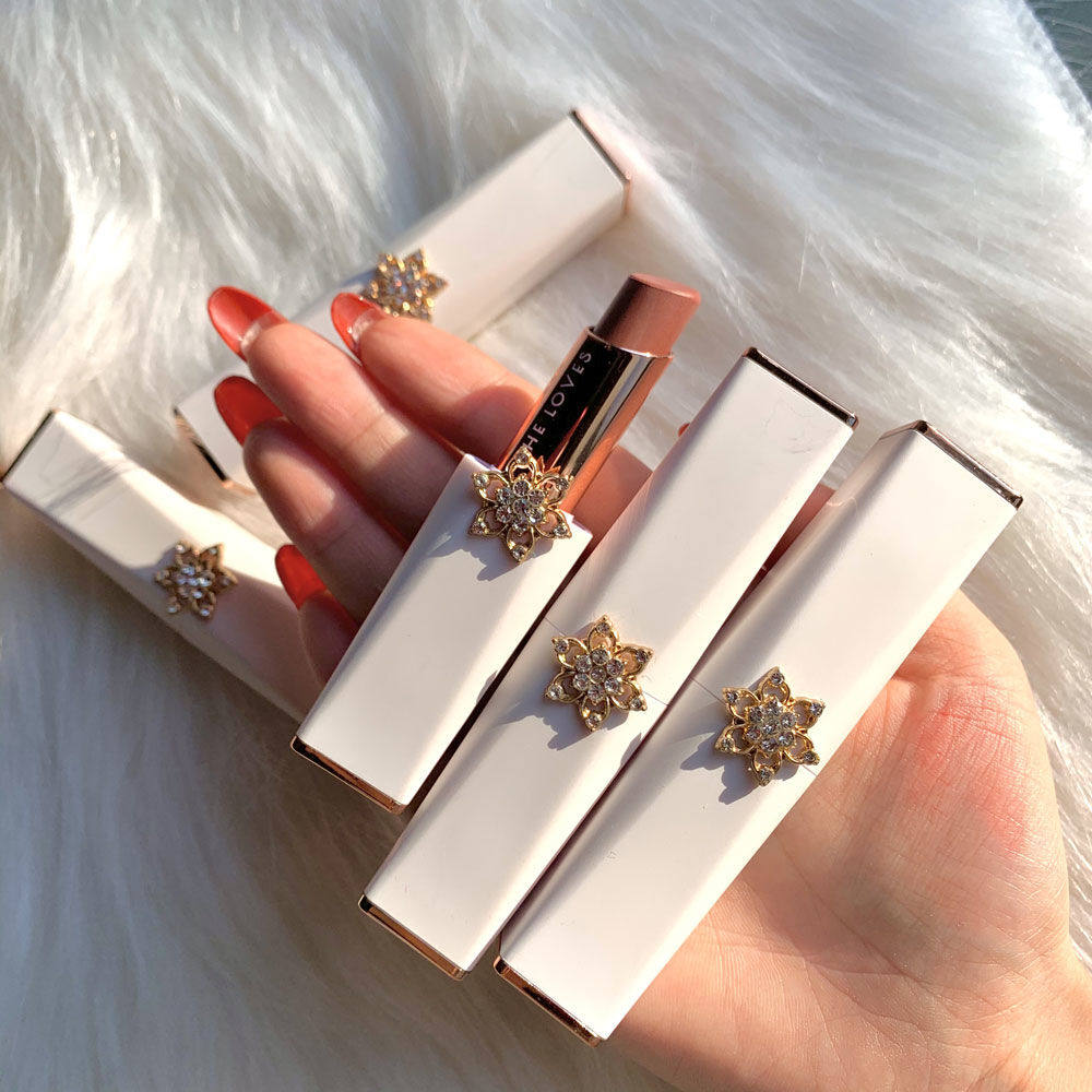 Li Jiaqi Magnetic Buckle Mouth Red No Drop Color Student Explicit White Lip Balm Net Red Identical Lip Glazed Suit Waterproof Foggy Face Matt