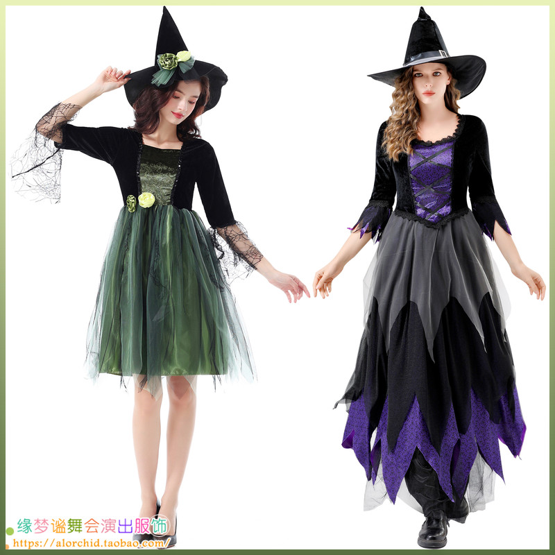 Halloween Costumes for Adults, Witch and Magician Cosplay Clothes, Vampire Costumes for Women Halloween Costumes for Adults, Witch and Magician Cosplay Clothes, Vampire Costumes for Women