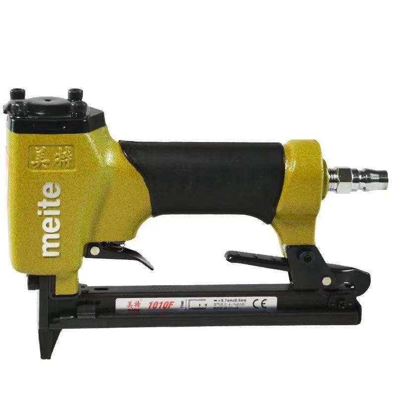 Meite 1010FL 1010F pneumatic F-type fine code nail gun 1006F MT1016F extended mouth decoration tool gun
