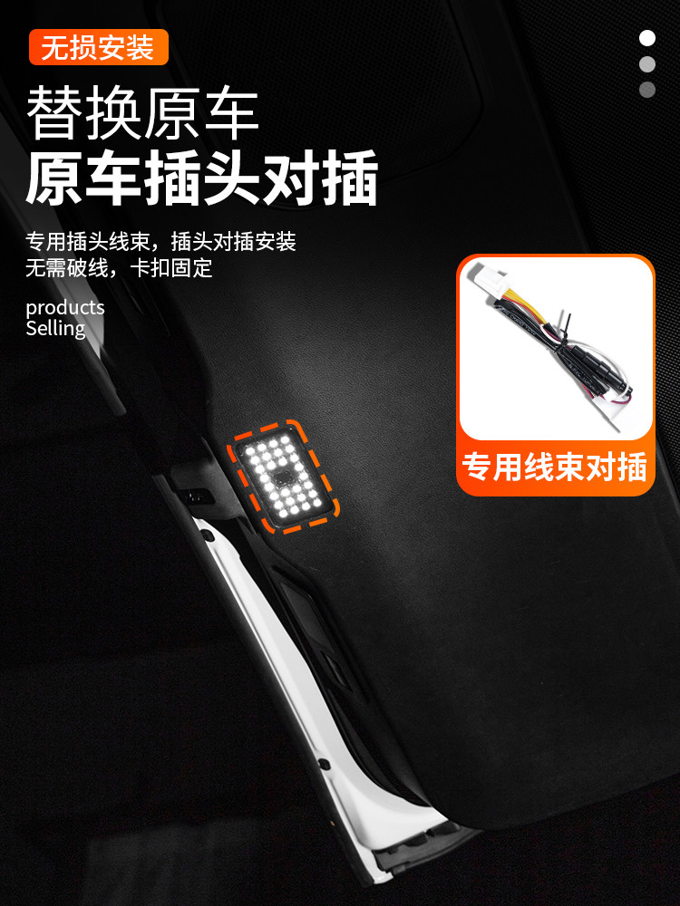 Suitable for 24/25 New Prado Trunk Lighting, Special Led Tailgate Light Modification Parts for Lc250