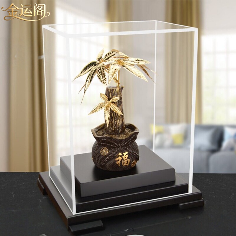 Gold Foil Fortune Tree Money Tree Ornament, Wealth-Attracting Tree, Home Wine Cabinet Decoration, Living Room Display, Opening or Housewarming Gift Gold Foil Fortune Tree Money Tree Ornament, Wealth-Attracting Tree, Home Wine Cabinet Decoration, Living Room Display, Opening or Housewarming Gift
