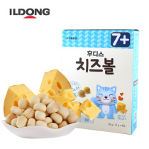 Nittong Fude Food Korea imported baby snacks auxiliary food Molar cookies Cheese small steamed buns 60g
