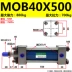 ben thủy lực 2 chiều Xi lanh thủy lực nhẹ MOB MOB40X50X100X150X200X250X300X40 xi lanh thủy lực thanh giằng xi lanh thủy lực máy xúc Xy lanh thủy lực