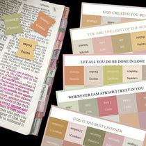 Bible Tabs cross-border alphabet Bible index labels stickers writing classification marks bookmarks convenience labels
