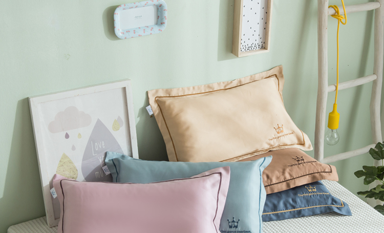 Mùa hè 60 Tencel Màu Rắn Gối Trường Hợp Con Gối Cao Su Băng Lụa Gối Trường Hợp 50x30 Bộ Nhớ Gối Trường Hợp 60x40 gối cổ