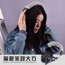 Suitable for Iron Triangle msr7 M50X earphone knitted beam cover M30X M40X earphone head beam protective cover