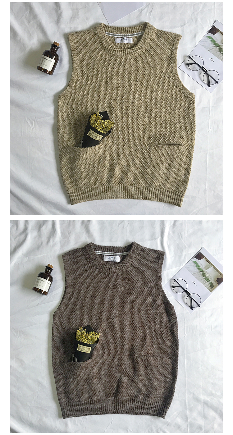 Áo vest nam mùa thu đầu mùa thu nam áo len KD D329-QM242-P50 * áo len cardigan nam