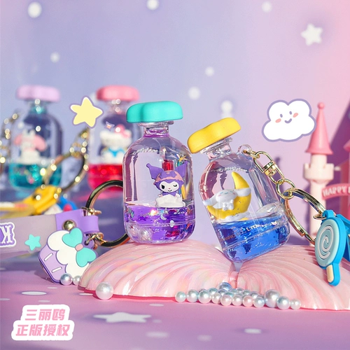 Sanrio, оригинальный крутящийся изысканный мультяшный брелок, ключи от машины, изысканный стиль