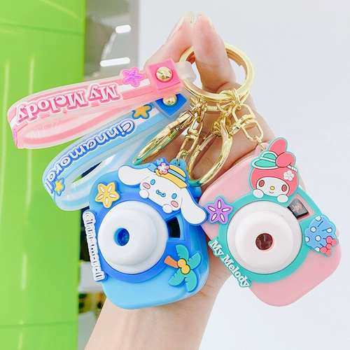 Sanrio, камера, мультяшная маленькая игрушка, брелок, аксессуар на рюкзак