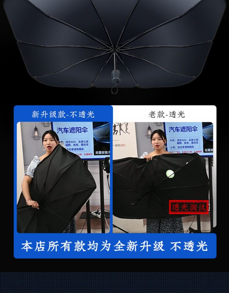 Car Sunshade, Car Window Sunshade Curtain, In-Car Sun Protection and Heat Insulation Sunshade, Front Windshield Car Sunshade Cover