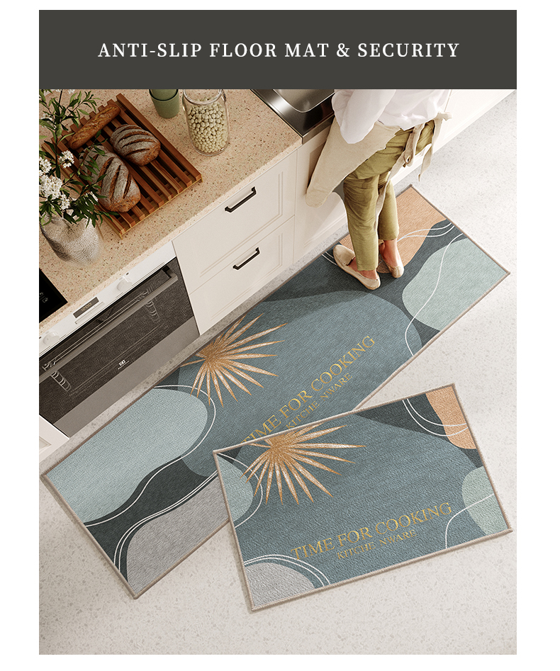厨房专用防滑防油地垫防油污长条地面地毯吸水吸油耐脏地板踩脚垫详情10