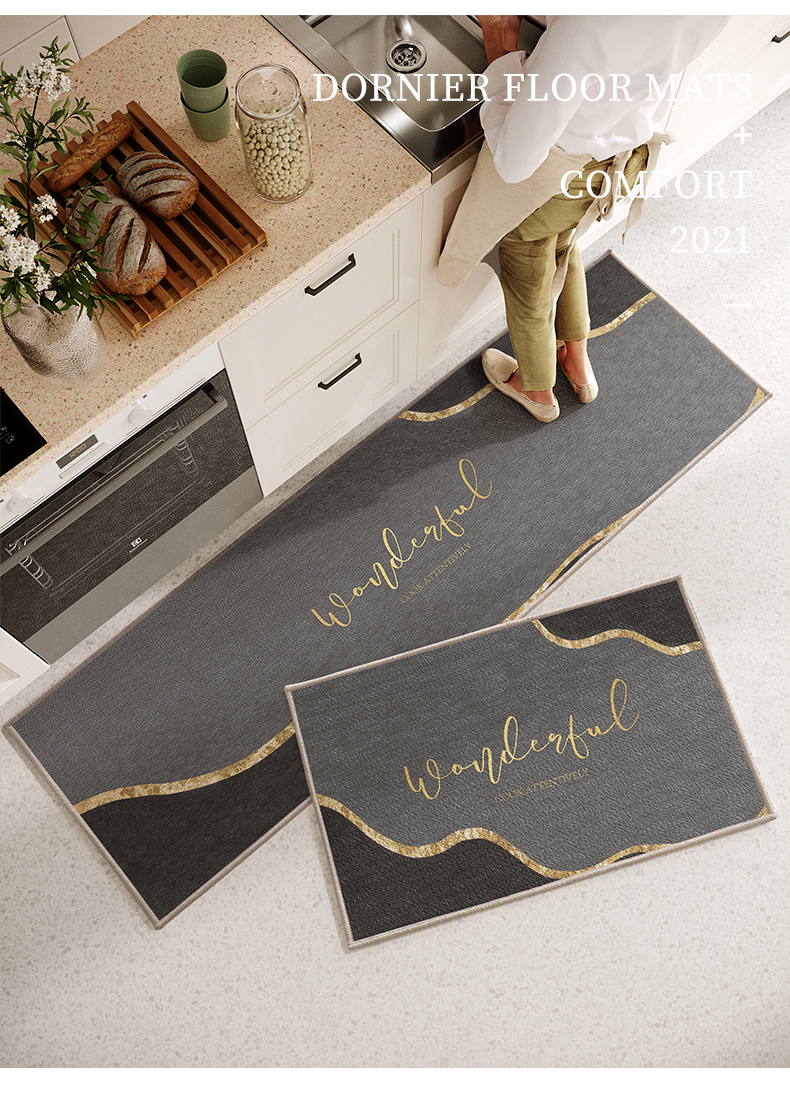 厨房专用防滑防油地垫防油污长条地面地毯吸水吸油耐脏地板踩脚垫详情21