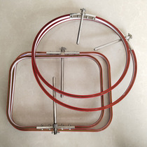 Round square stainless steel competitive flying knock ring accessories thickened aluminum alloy stainless steel ring fishing carp guard ring