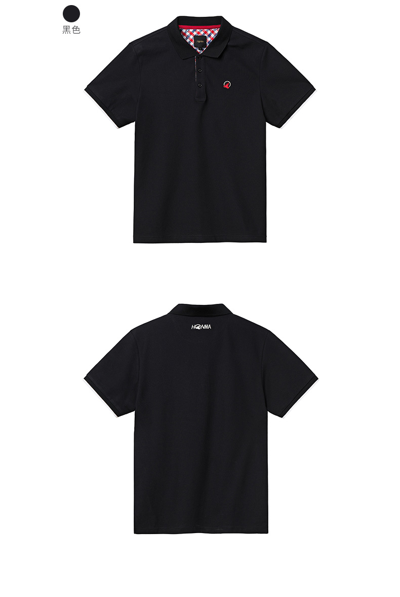 HONMA Golf Quần Áo Nam Ngắn Tay Áo Giản Dị T-Shirt Quần Áo Jersey Bóng Phù Hợp Với Cotton Polo Mùa Hè của Nam Giới Mặc 	bộ đánh golf trong nhà	
