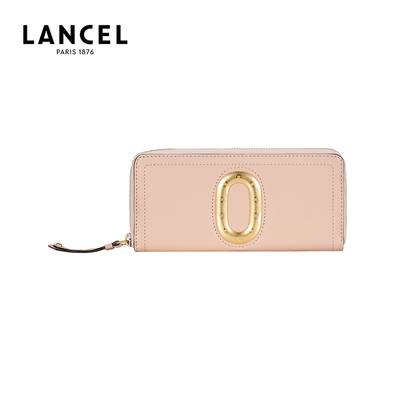 Lancel Lanzi Romane loạt da bò ví phụ nữ 2019 phụ nữ mới ví tay dài giữ A10077