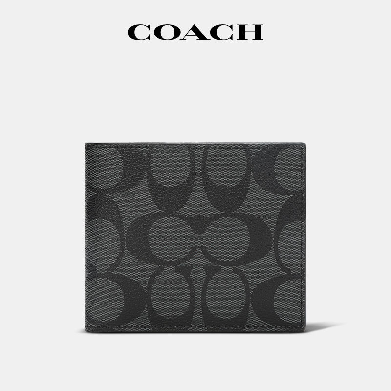 【In-Stock in China】/Men's Wallet Classic Monogram Versatile Short Wallet Coin Purse Gift for Boyfriend