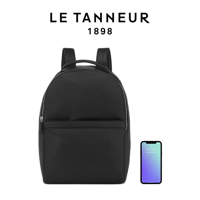 TANNEUR LETANNER PHÁP da bò MENS kinh doanh bình thường vai túi BACKPACK TCHA2710