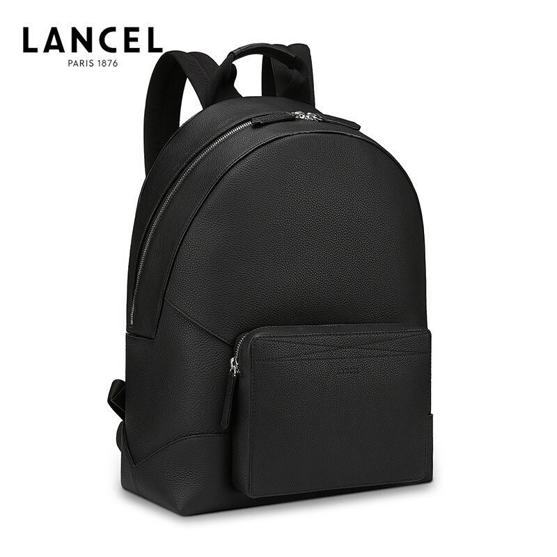 Lancel Lanzi GRAPHIC Dòng nam Da Shoulder Bag Pháp thời trang máy tính Bag A08553