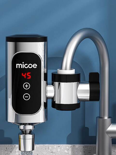 Instant Electric Water Heater Faucet for Kitchen, Dishwashing, All-Season Use, Small Electric Water Heater for Tap Water, No Installation Required