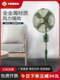 Antique Floor Fan 12inch Retro Standing Fan Metal Oscillating High Air Volume Living Room Dining Room Kitchen Nostalgic Electric Fan