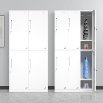 Steel dormitory locker staff cabinet locker with lock iron shoe cabinet six-door gym bathroom wardrobe