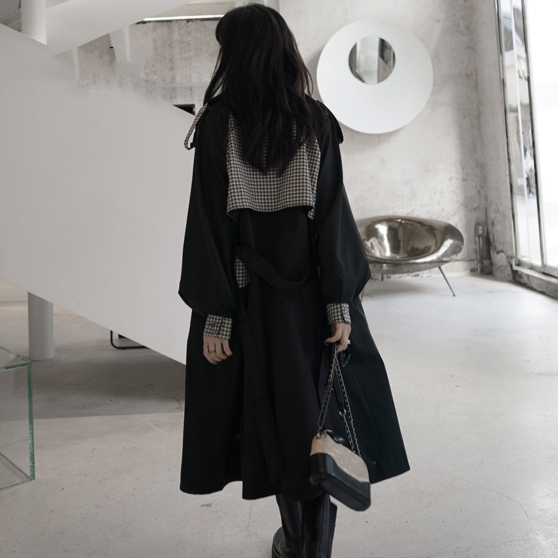 Trench coat, advanced design spring autumn jacket, trend of season, 2024 years, suitable for teen Trench coat, advanced design spring autumn jacket, trend of season, 2024 years, suitable for teen