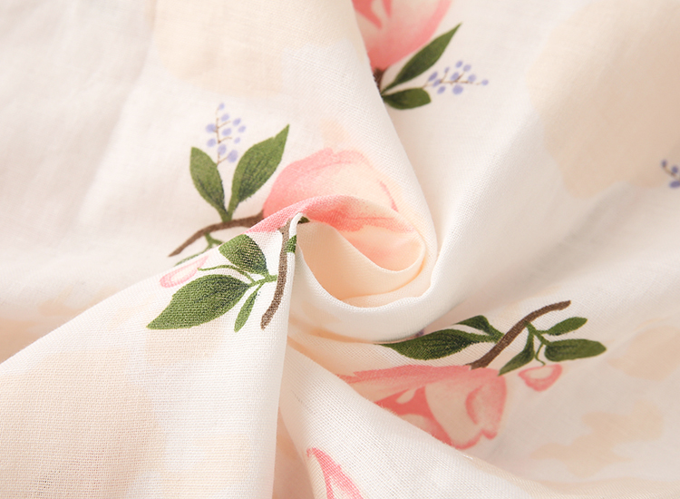 Mùa xuân và mùa thu mỏng gạc đôi cotton Nhật Bản thanh lịch dài tay cho nữ bộ đồ ngủ bằng vải cotton do bo nu dep