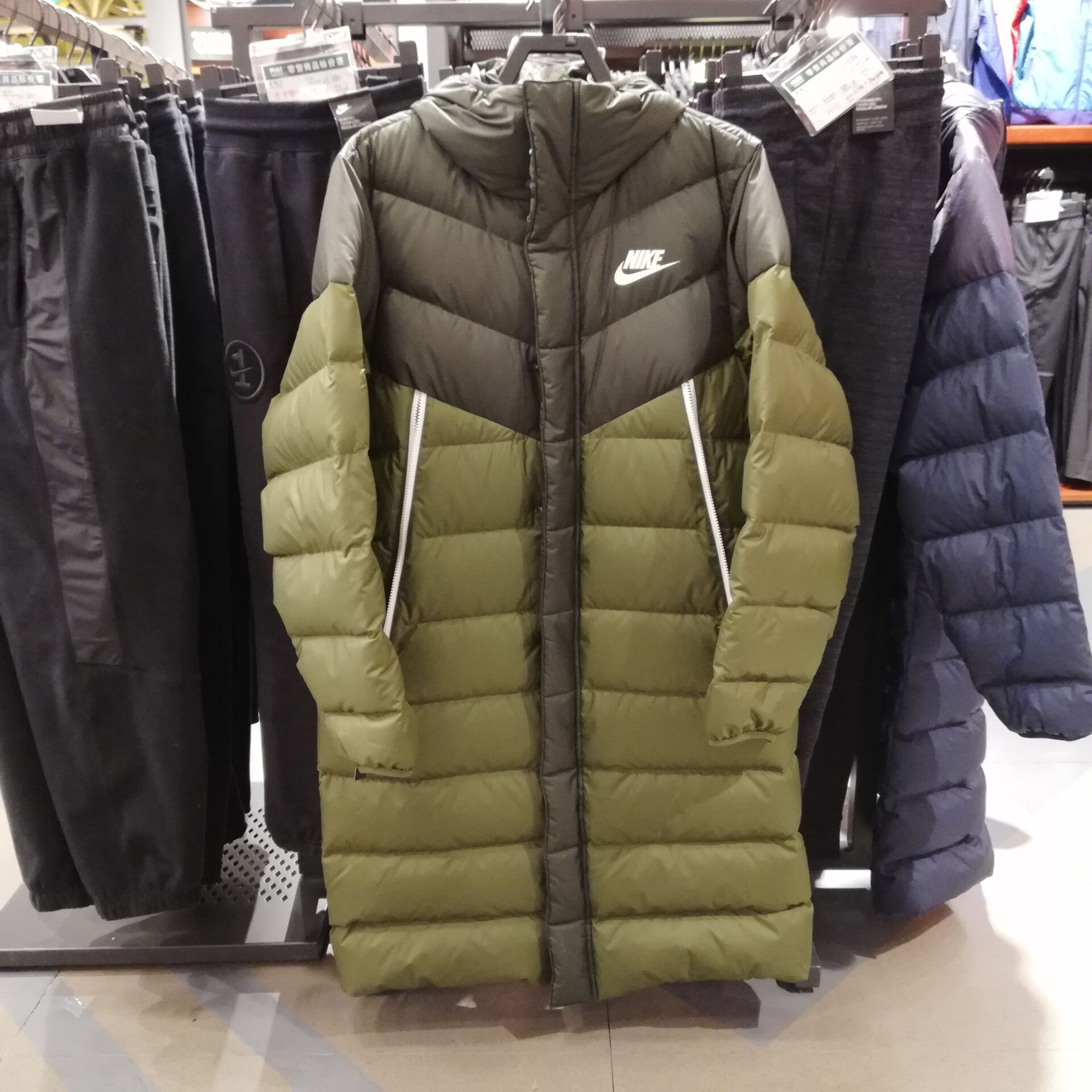 Áo khoác nam Nike mùa đông 2018 ấm áp và áo khoác dài xuống gió AA8854-081-010-355 - Thể thao xuống áo khoác áo phao nam dài