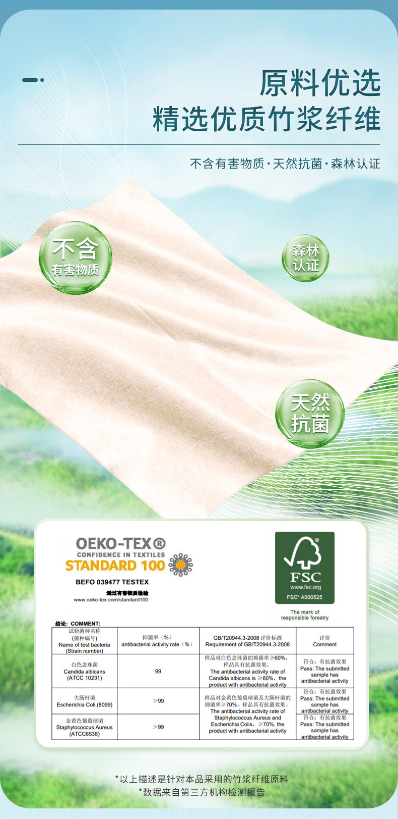 BABO 斑布 一次性竹纤维棉柔洗脸巾 70抽*6包 天猫优惠券折后￥49.9包邮（￥59.9-10）